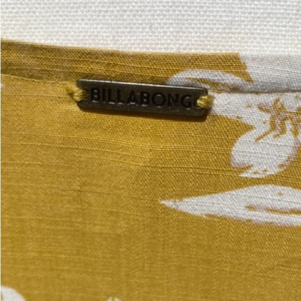 💛Billabong ’Sincerely Jules’ sway Floral, Rich Yellow Off-Shoulder Dress. XS 💛 - Picture 10 of 11